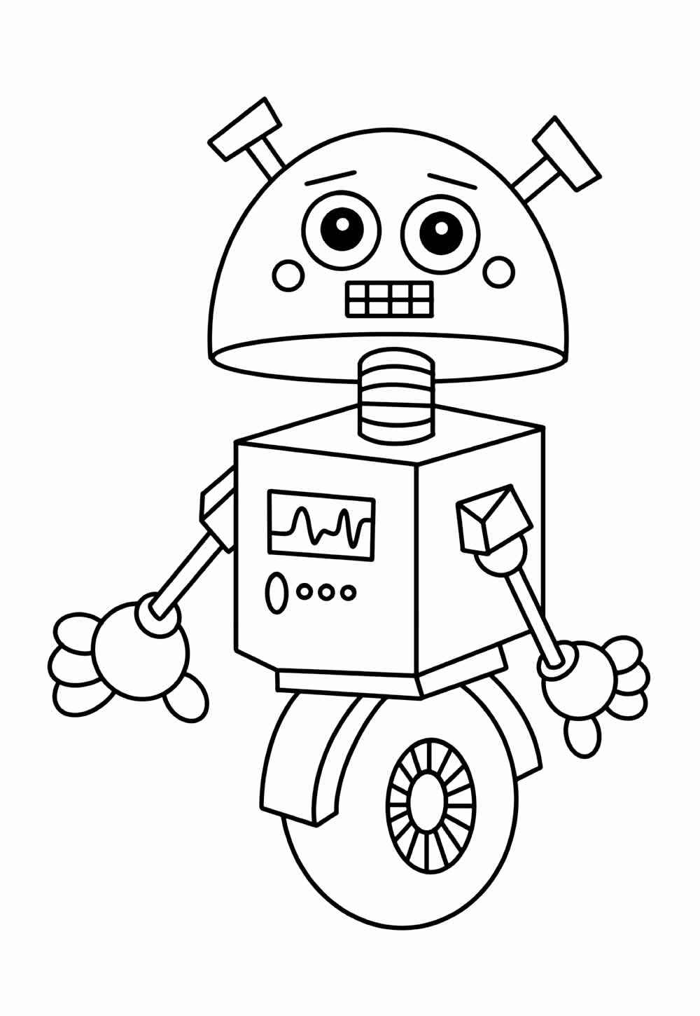 Desenho de Robos Desenho Colorir Imprimir 43