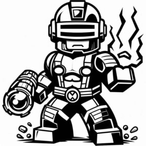 Desenho de Robos Desenho Colorir Imprimir 44