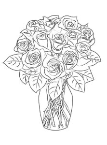 Desenho de Rosa Desenho Colorir Imprimir 40