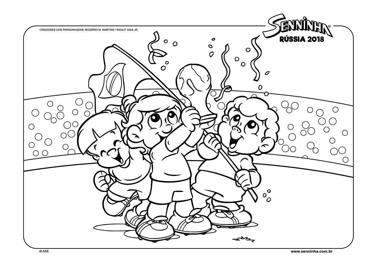 Desenho de Senninha Desenho Colorir Imprimir 01