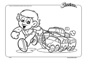 Desenho de Senninha Desenho Colorir Imprimir 05