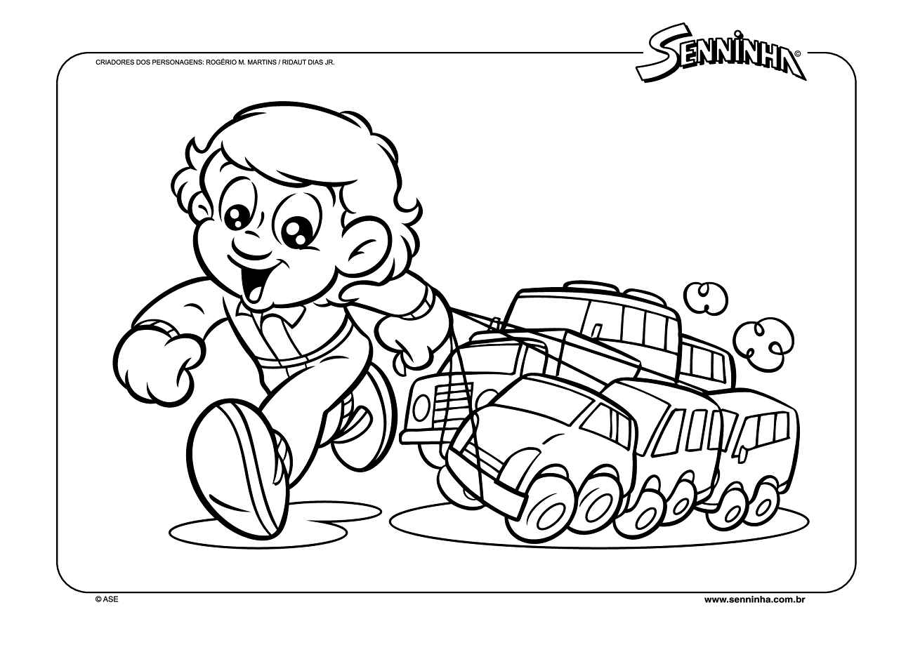 Desenho de Senninha Desenho Colorir Imprimir 05