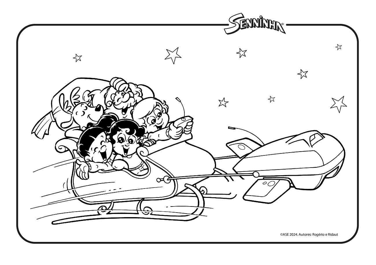 Desenho de Senninha Desenho Colorir Imprimir 07
