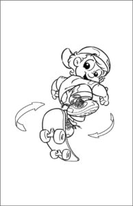 Desenho de Senninha Desenho Colorir Imprimir 13