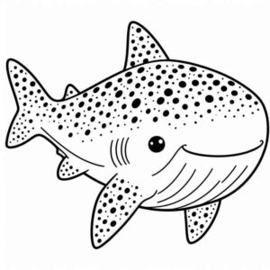Desenho de Tubarao Desenho Colorir Imprimir 06