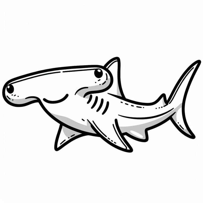 Desenho de Tubarao Desenho Colorir Imprimir 29