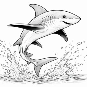 Desenho de Tubarao Desenho Colorir Imprimir 39