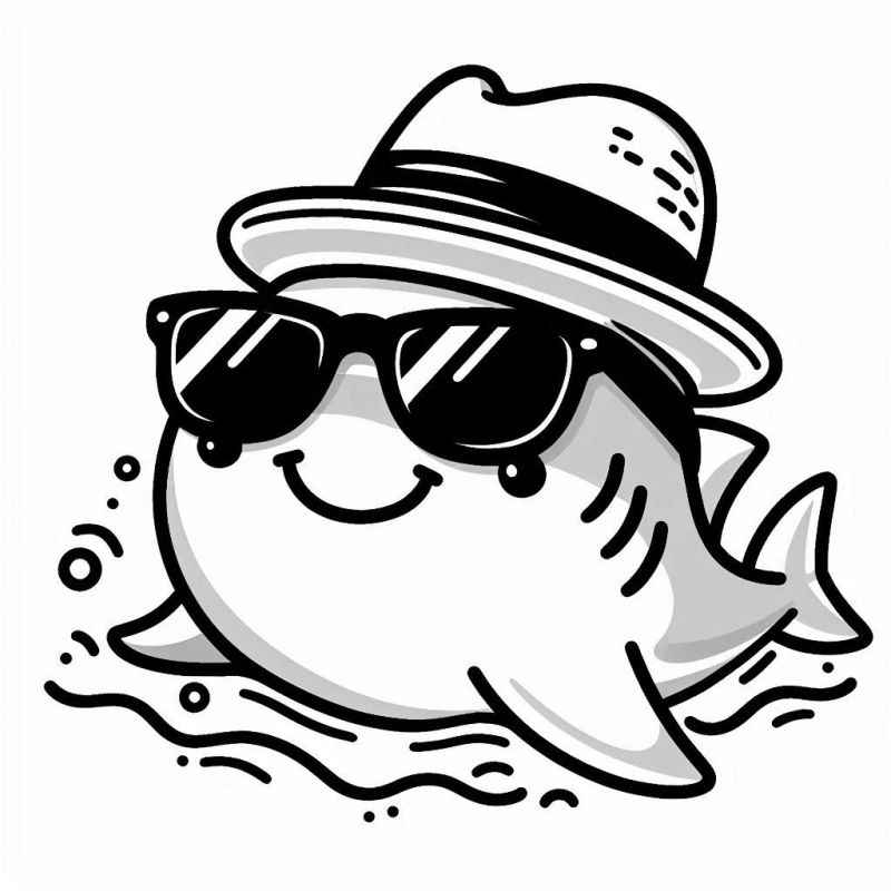 Desenho de Tubarao Desenho Colorir Imprimir 41