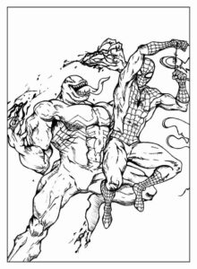 Desenho de Venom Desenho Colorir Imprimir 10