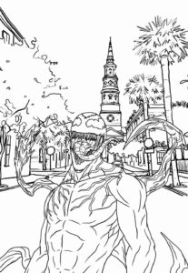 Desenho de Venom Desenho Colorir Imprimir 12