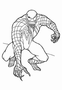 Desenho de Venom Desenho Colorir Imprimir 21