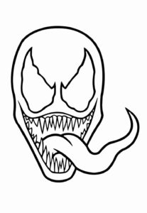 Desenho de Venom Desenho Colorir Imprimir 23