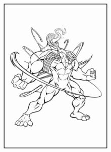 Desenho de Venom Desenho Colorir Imprimir 25