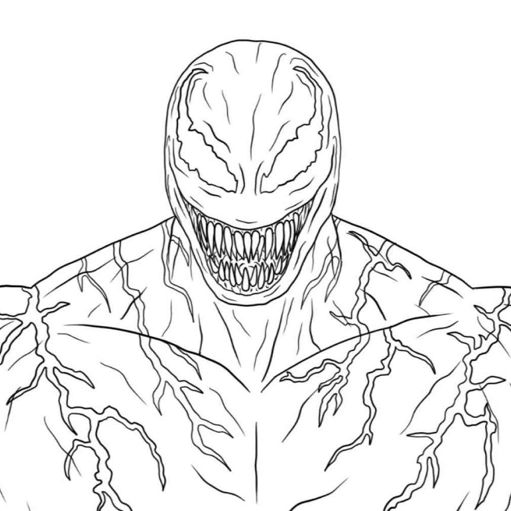 Desenho de Venom Desenho Colorir Imprimir 29
