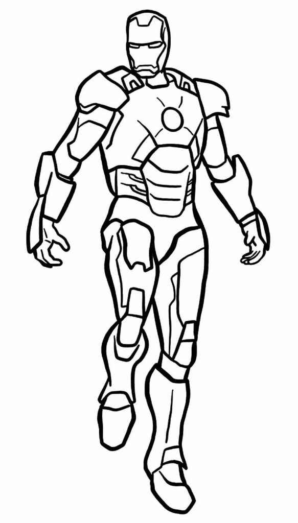 Desenho de Vingadores Desenho Colorir Imprimir 09