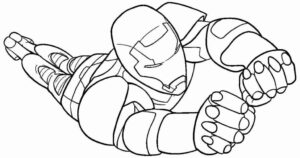 Desenho de Vingadores Desenho Colorir Imprimir 17