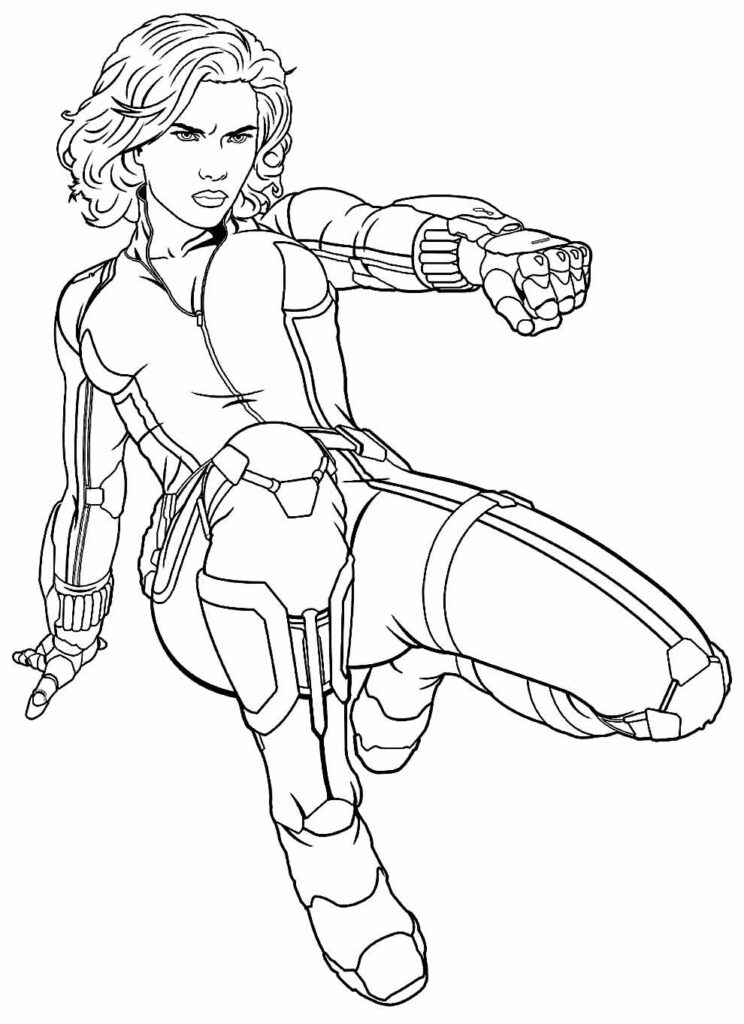 Desenho de Vingadores Desenho Colorir Imprimir 20