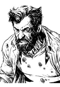 Desenho de Wolverine Desenho Colorir Imprimir 25