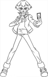 Desenho de Yu Gi Oh Desenho Colorir Imprimir 01