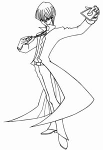 Desenho de Yu Gi Oh Desenho Colorir Imprimir 02