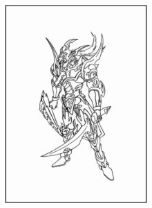 Desenho de Yu Gi Oh Desenho Colorir Imprimir 04