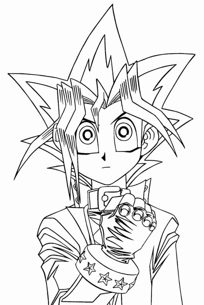Desenho de Yu Gi Oh Desenho Colorir Imprimir 06