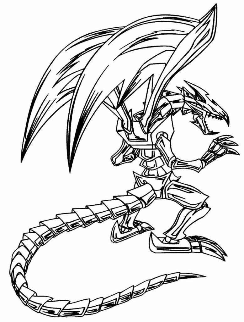 Desenho de Yu Gi Oh Desenho Colorir Imprimir 08
