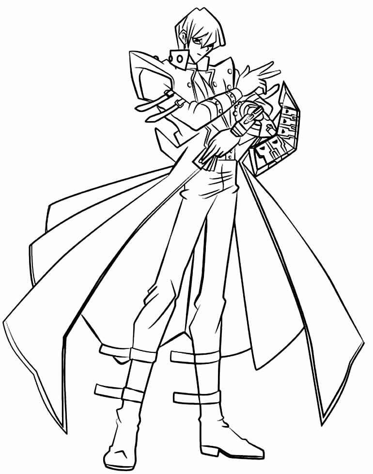 Desenho de Yu Gi Oh Desenho Colorir Imprimir 09