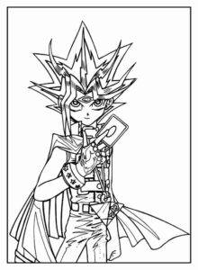 Desenho de Yu Gi Oh Desenho Colorir Imprimir 12