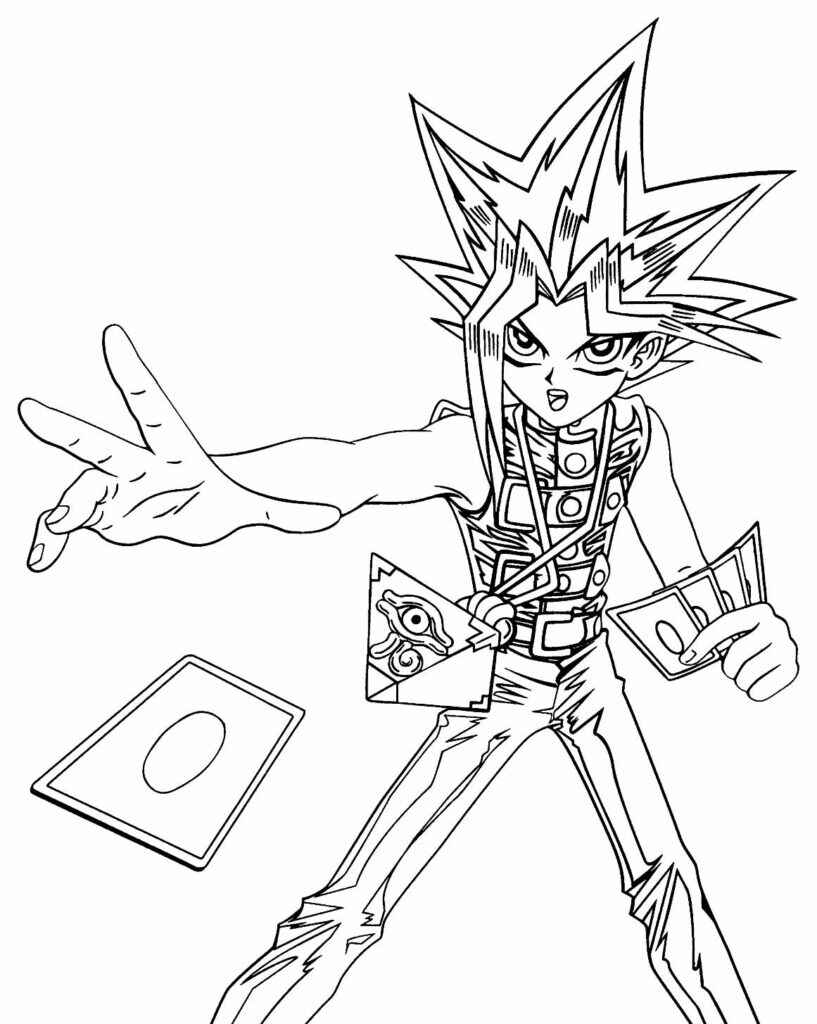 Desenho de Yu Gi Oh Desenho Colorir Imprimir 14