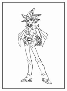 Desenho de Yu Gi Oh Desenho Colorir Imprimir 15