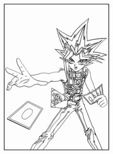 Desenho de Yu Gi Oh Desenho Colorir Imprimir 16