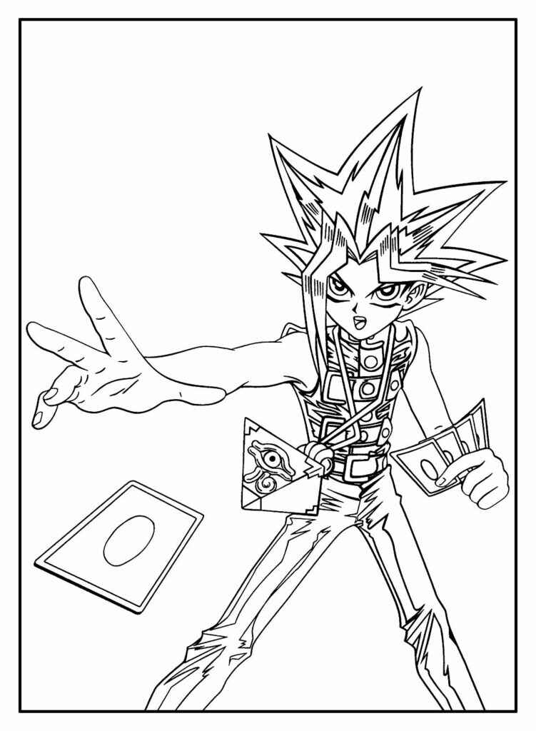 Desenho de Yu Gi Oh Desenho Colorir Imprimir 16