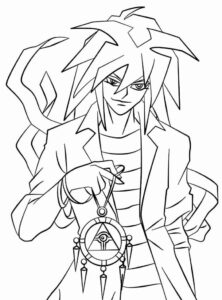 Desenho de Yu Gi Oh Desenho Colorir Imprimir 18