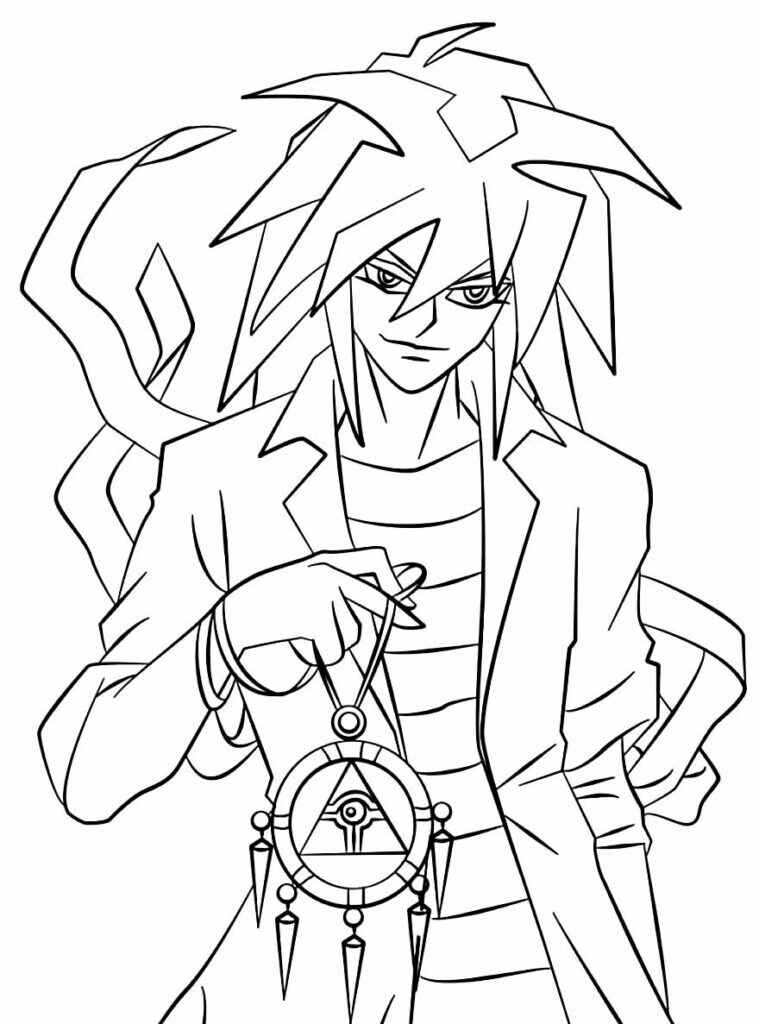 Desenho de Yu Gi Oh Desenho Colorir Imprimir 18