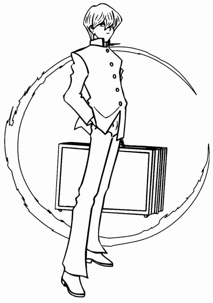 Desenho de Yu Gi Oh Desenho Colorir Imprimir 21