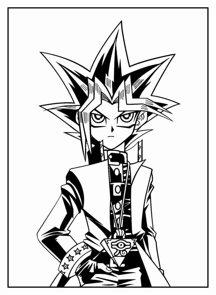 Desenho de Yu Gi Oh Desenho Colorir Imprimir 24