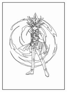Desenho de Yu Gi Oh Desenho Colorir Imprimir 25