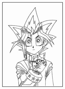 Desenho de Yu Gi Oh Desenho Colorir Imprimir 26