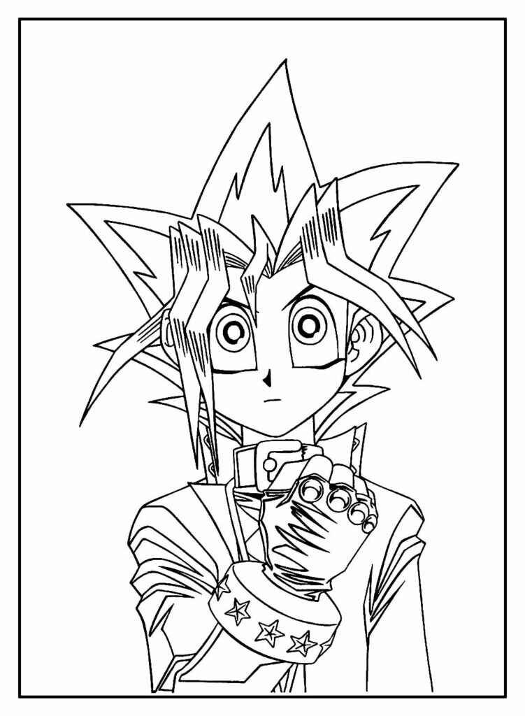 Desenho de Yu Gi Oh Desenho Colorir Imprimir 26