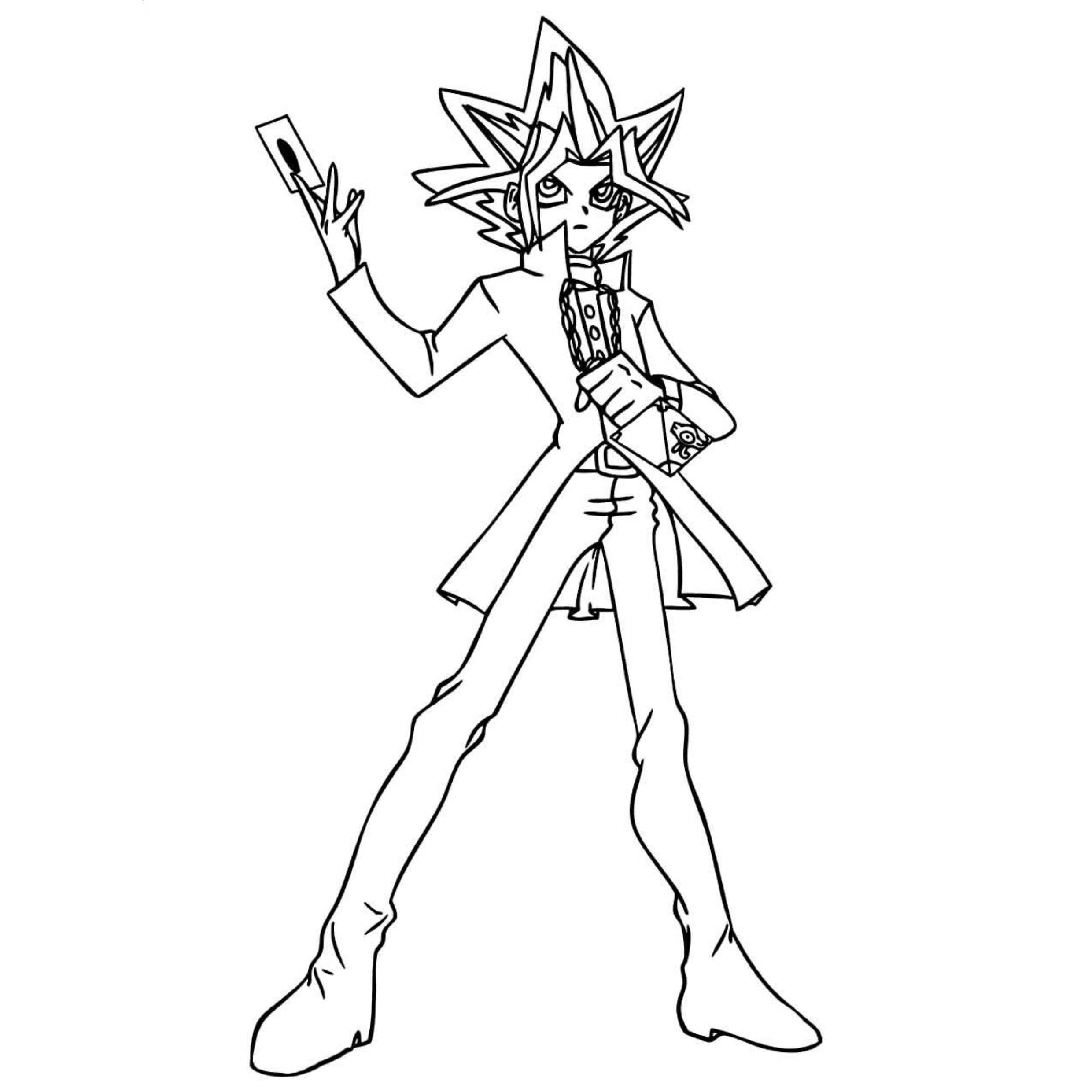 Desenho de Yu Gi Oh Desenho Colorir Imprimir 27
