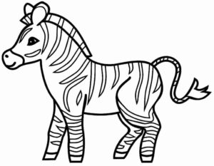 Desenho de Zebra Desenho Colorir Imprimir 13