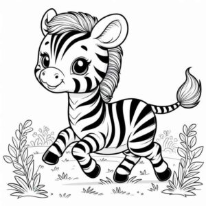 Desenho de Zebra Desenho Colorir Imprimir 18