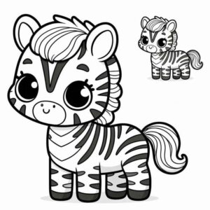 Desenho de Zebra Desenho Colorir Imprimir 19