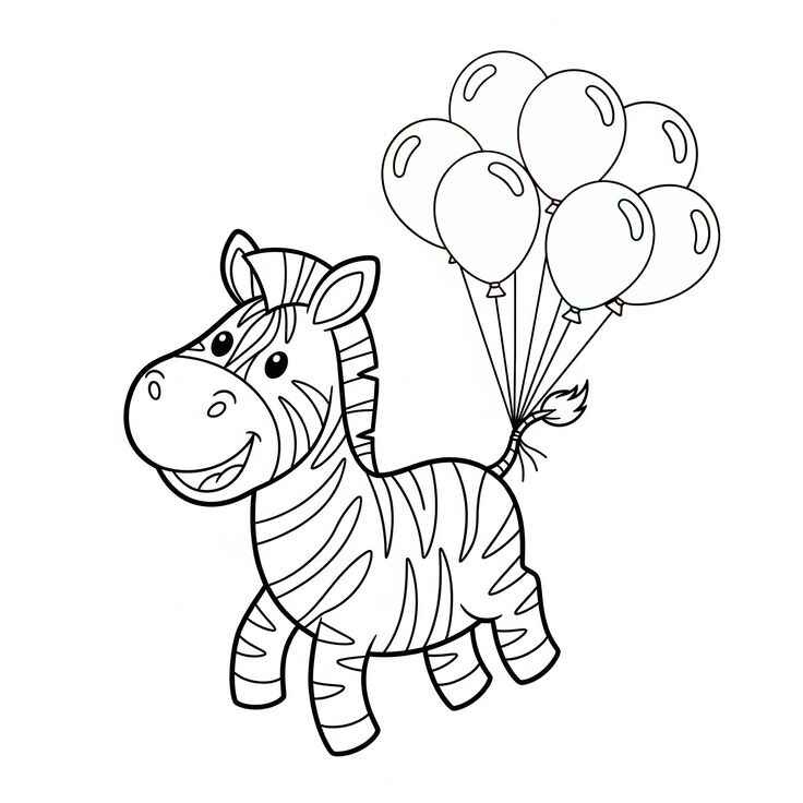 Desenho de Zebra Desenho Colorir Imprimir 33