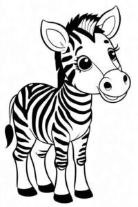 Desenho de Zebra Desenho Colorir Imprimir 35