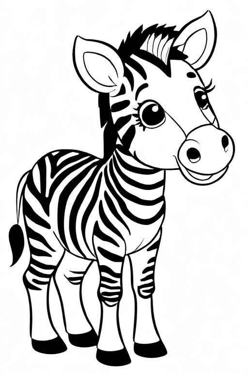 Desenho de Zebra Desenho Colorir Imprimir 35