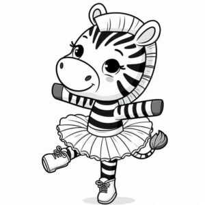 Desenho de Zebra Desenho Colorir Imprimir 36