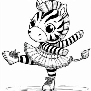 Desenho de Zebra Desenho Colorir Imprimir 37