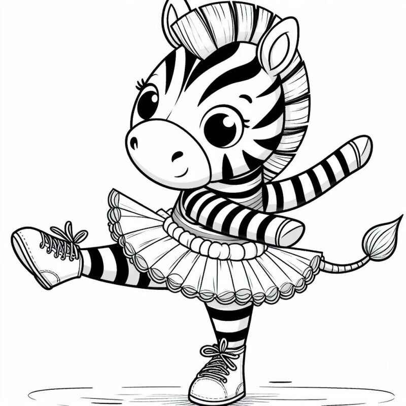 Desenho de Zebra Desenho Colorir Imprimir 37